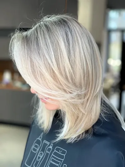 Арктический оттенок блонда